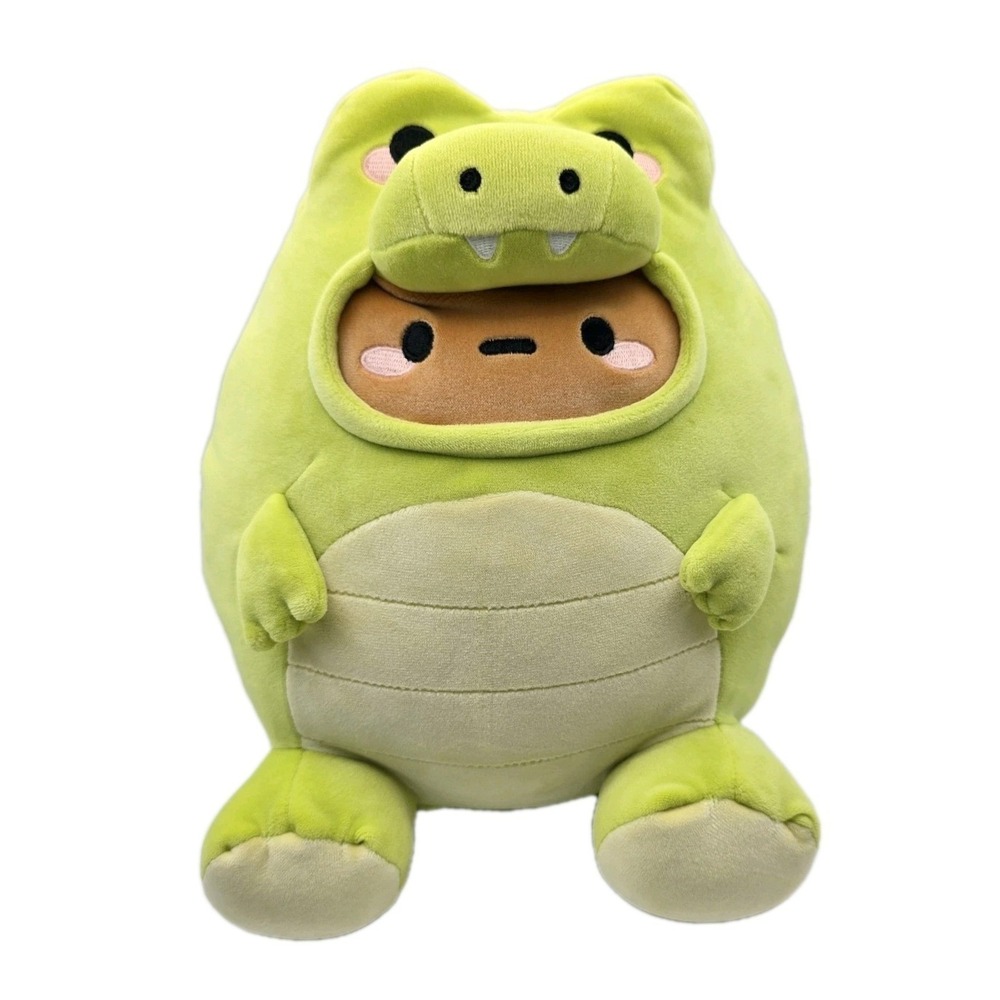 Smoko Croc Tayto Mochi 11" Plush Green Potato‎ Alligator Stuffed Toy Kawaii